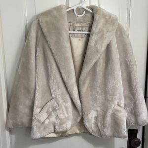 Vintage Marshall Field & company faux fur coat